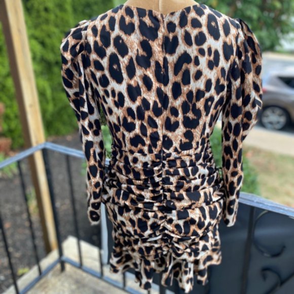 LIBIAN SZ SMALL LEOPARD DRESS - Picture 3 of 4